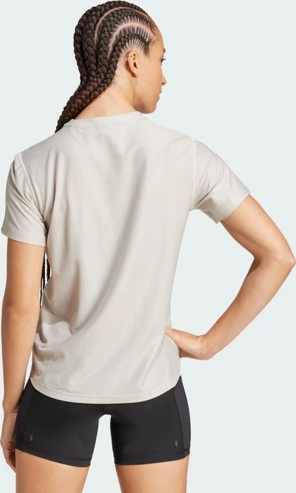 adidas Own The Run Laufshirt kurzarm beige (Damen)