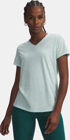 Under Armour Tech V Funktionsshirt kurzarm refresh mint/white (Damen)
