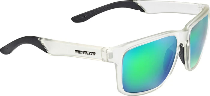 Swiss Eye Life crystal matt-black/green revo