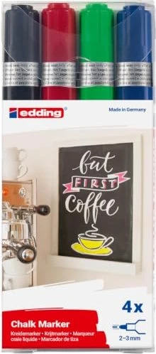 edding 4095 Kreidemarker sortiert, 4er-Set