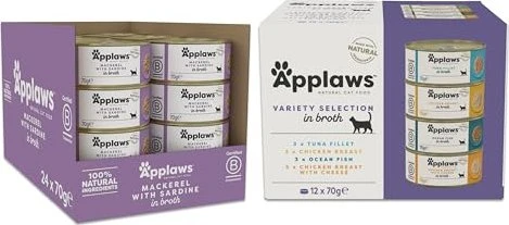 Applaws Makrele mit Sardinen, 1.68kg (24x 70g)