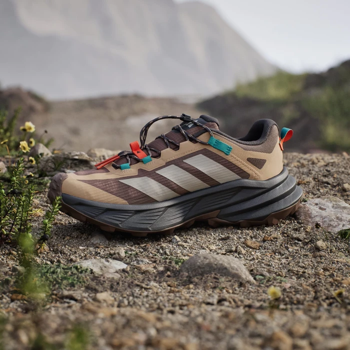 adidas Terrex Freehiker SL Gore-Tex earth strata/beige/pure teal (Herren)