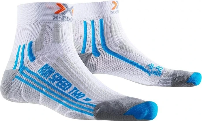 X-Bionic Run Speed Two Laufsocken weiß/türkis (Damen)