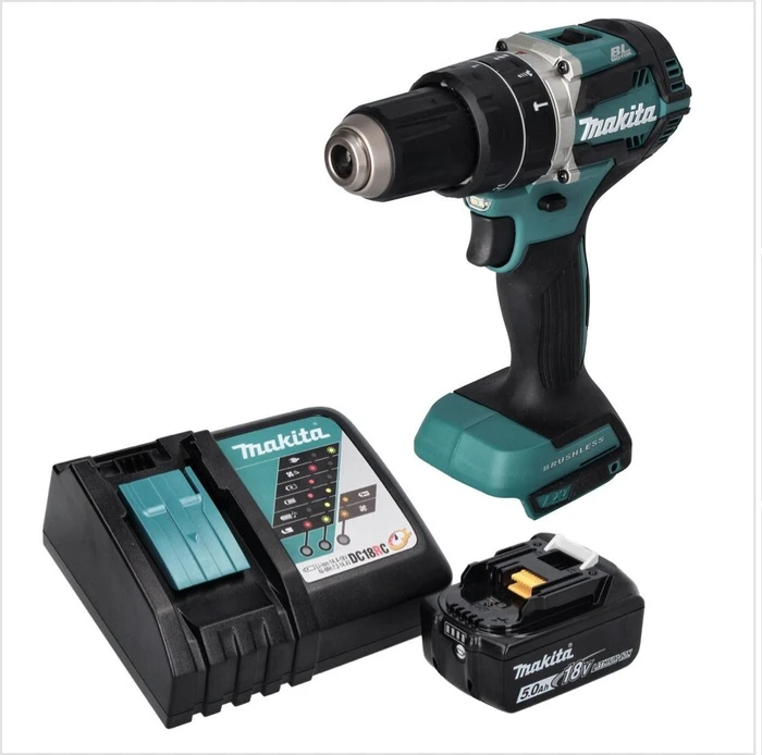 Makita DHP484RT1 Akku-Schlagbohrschrauber inkl. Akku 5.0Ah