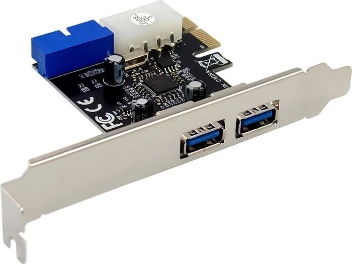 InLine Schnittstellenkarte, 2x USB-A 3.0, 1x USB 3.0 Header, PCIe 2.0 x1