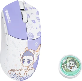 WLMouse x FEIRENZAI Beast G Max 8K Wireless Gaming Mouse, Motiv violett/weiß, USB (BG-L-FRZ-NZ-PURPLE)