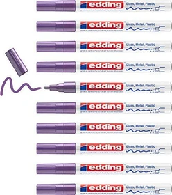 edding 751 Glanzlackmarker violett, 10er-Pack