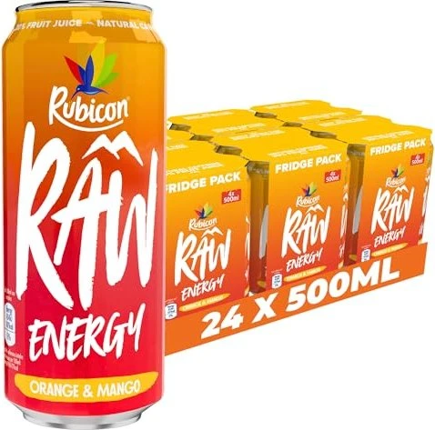 Rubicon Raw Orange & Mango 24x 500ml