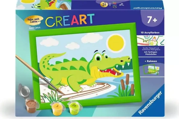Ravensburger Malen nach Zahlen CreArt Krokodil an Land