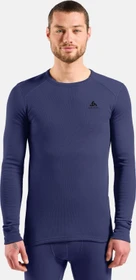 Odlo Active Warm Baselayer Funktionsshirt kurzarm skipper blue (Herren)