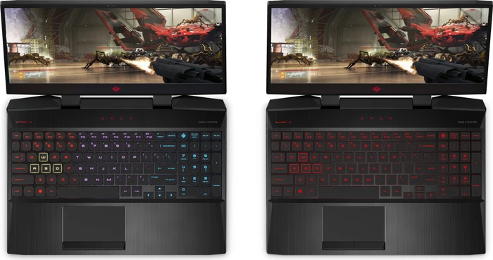 HP OMEN by HP Laptop 15-dc0005ng, Shadow Black, Core i7-8750H, 16GB RAM, 256GB SSD, 1TB HDD, GeForce GTX 1060, DE