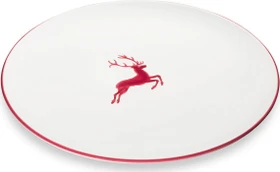 Gmundner Keramik Bordeauxroter Hirsch Platzteller Cup 32cm