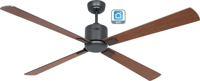 CasaFan Eco Neo III 152 BG-NB/KI WiFi Deckenventilator nuss/kirsche/basaltgrau