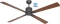CasaFan Eco Neo III 152 BG-NB/KI WiFi Deckenventilator nuss/kirsche/basaltgrau Vorschaubild
