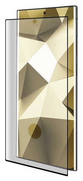 ISY Displayschutzglas 2.5D für Samsung Galaxy S23 Ultra schwarz
