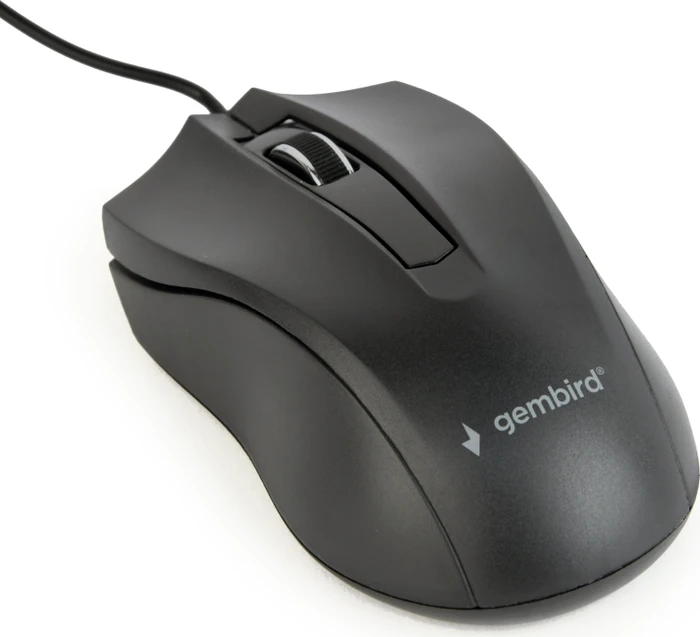 Gembird Optical Mouse 3B-01 schwarz, USB