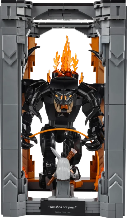 LEGO Icons - Der Herr der Ringe: Balrog Bücherstütze