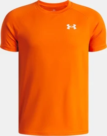 Under Armour Tech 2.0 Funktionsshirt kurzarm outrageous orange/white (Junior)