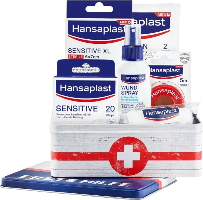 Hansaplast Erste-Hilfe-Wundversorgung-Set Kombipackung, 1 Stück
