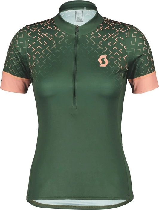 Scott Endurance 20 Trikot kurzarm smoked green/crystal pink (Damen)