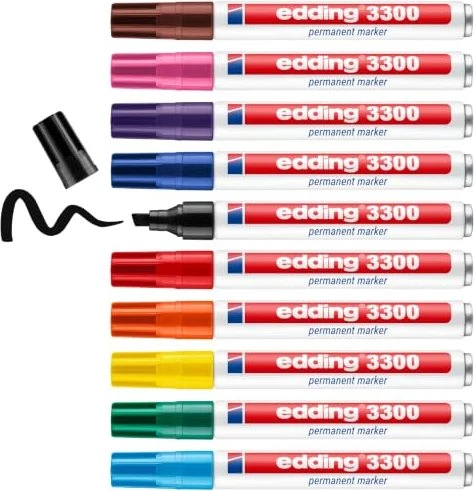 edding 3300 Permanentmarker sortiert, 10er-Set