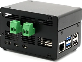 KKSB Gehäuse für Raspberry Pi 5, kompatibel mit Raspberry Pi DigiAMP+ HAT, schwarz