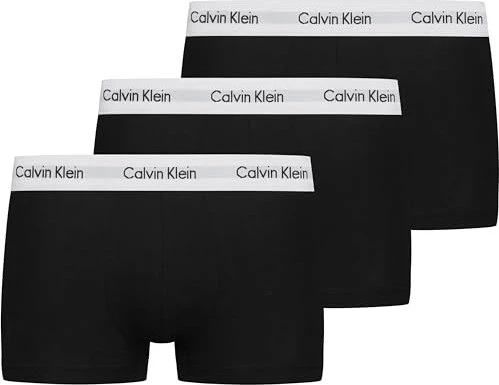 Calvin Klein Low Rise Trunk 3er Boxer Briefs schwarz (Herren)
