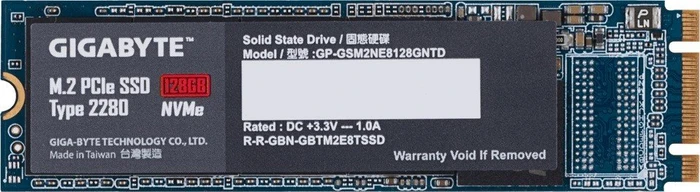GIGABYTE M.2 PCIe SSD Type 2280, M.2