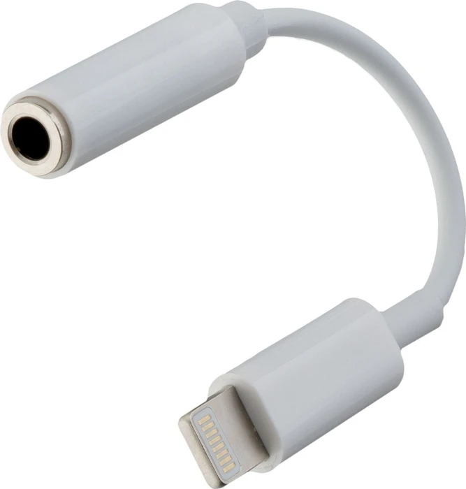 Peter Jäckel Audio Adapter Lightning zu 3.5mm Klinkenanschluss weiß