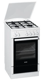 Gorenje K57120AW Elektroherd mit Gas-Kochfeld