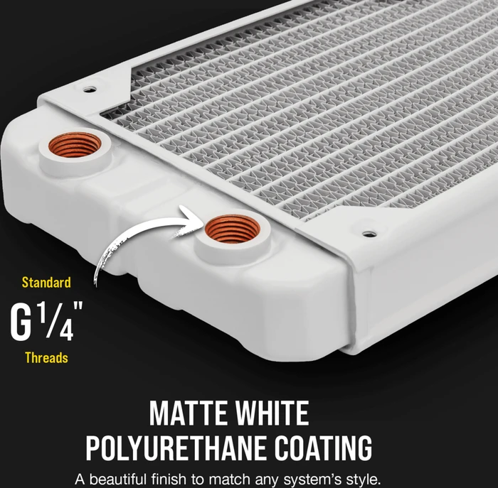 Corsair Hydro X Series XR5 240mm, weiß