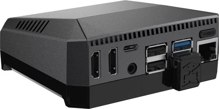 Argon40 ONE M.2 für Raspberry Pi 4 Modell B, schwarz
