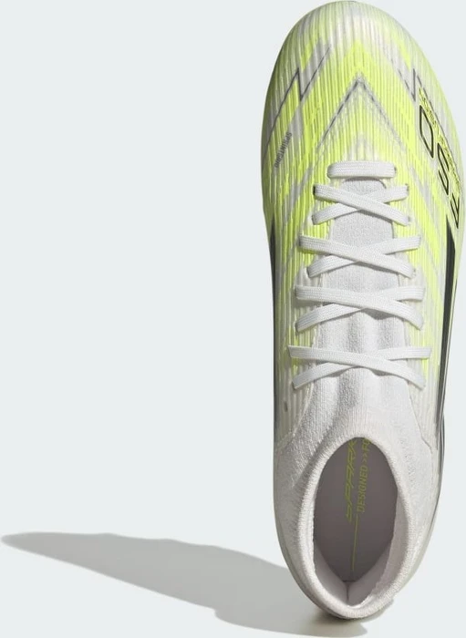 adidas F50 Sparkfusion League FG/AG cloud white/iron metallic/hi-res yellow