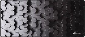 Sharkoon Skiller SGP30 XXL Hex, Gaming Mouse Mat, hellgrau/dunkelgrau