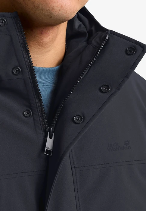Jack Wolfskin Cold Camp Funktionsmantel dark navy (Herren) (A65022-C0413) – Bild 5 von 6