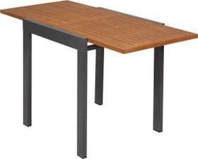 Merxx Balkon-Ausziehtisch 130x65cm grau