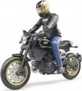 Bruder Profi-Serie Scrambler Ducati Cafe Racer mit Fahrer