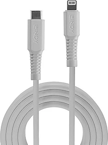 Lindy 0.5m USB Typ C an Lightning Kabel weiß