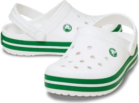 Crocs Crocband Clog white/green ivy (Junior)