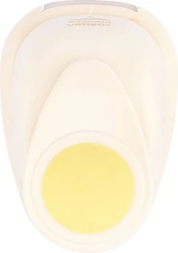 Vaessen Creative Hebel-Motivstanzer Medium, Kreis, gold/weiß, 26mm