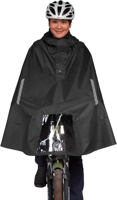 Tatonka Bike Poncho schwarz