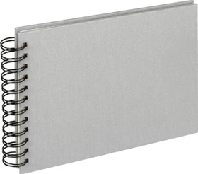 Walther Design Spiralalbum Cloth 23x17 grau