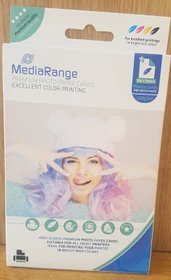 MediaRange Fotopapier hochglänzend weiß, 10x15cm, 220g/m², 50 Blatt