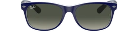Ray-Ban RB2132 New Wayfarer Color Mix 55mm blue-transparent/grey gradient