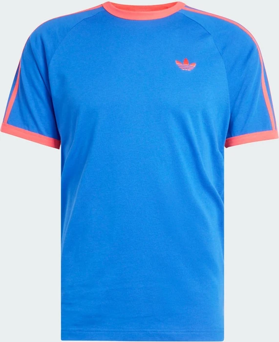 adidas 3-Streifen T-Shirt kurzarm blau (Herren)