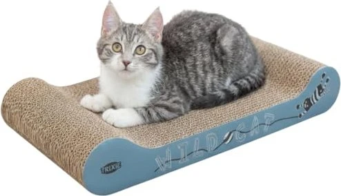 Trixie Kratzpappe Wild Cat, beige/blau
