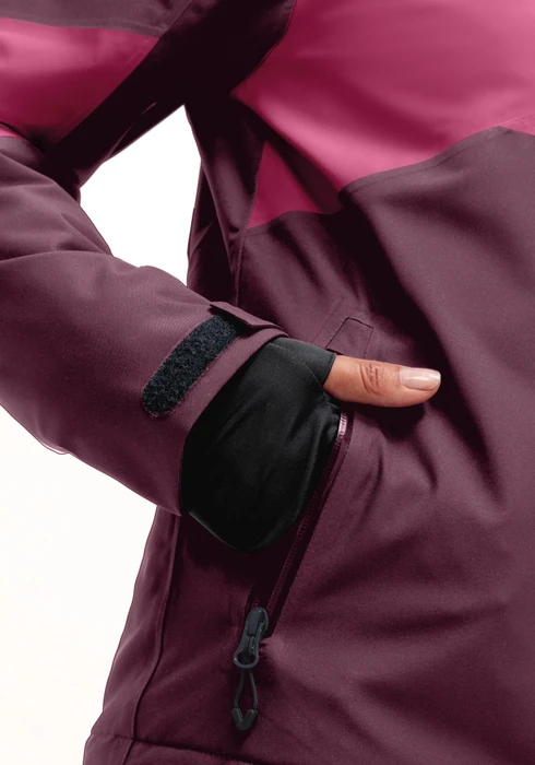 Maier Sports Amiata Skijacke rich soil/deep raspberry (Damen)