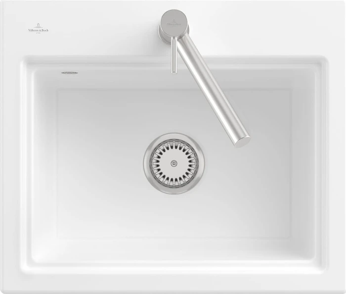 Villeroy & Boch Subway Style 60 S Einbau Becken mittig weiß alpin