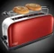 Russell Hobbs Colours Plus Langschlitz-Toaster flame red Vorschaubild