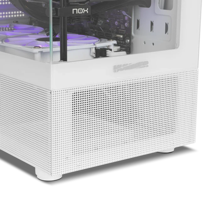Nox Xtreme Hummer Vision White, weiß, Glasfenster